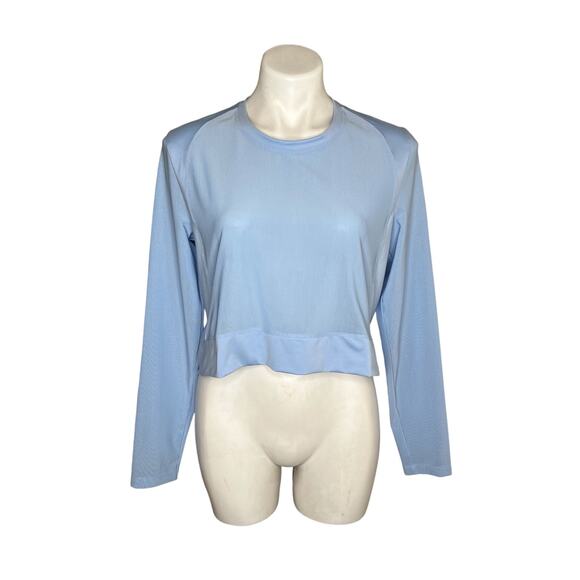adidas Tops - ADIDAS Women’s Long Sleeve Active Top Light Blue Size Medium
